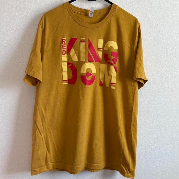 Bella Canvas Tops - CHEIFS* Red Kingdom Tshirt size XL